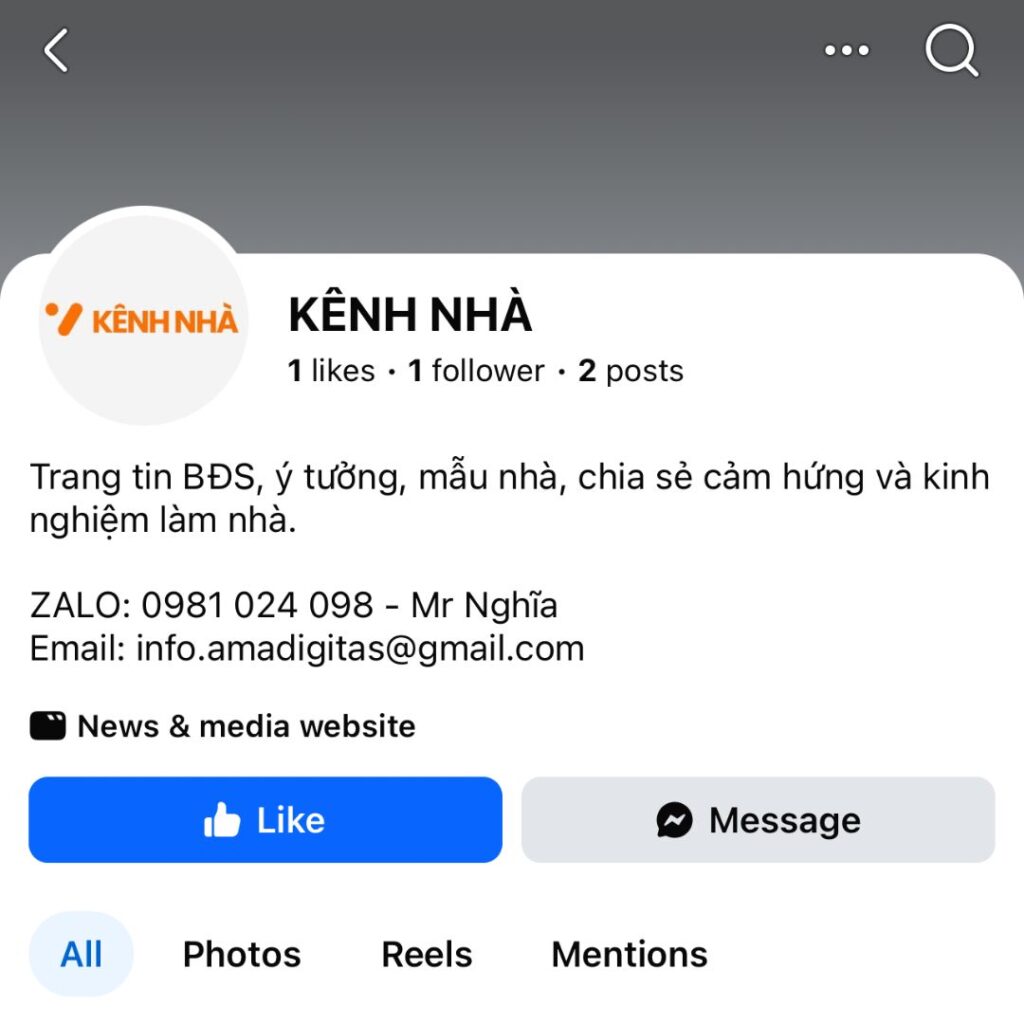 Hình ảnh channel Kênh Nhà thuộc quản lý của Anet