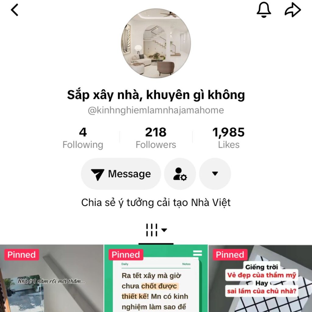 Hình ảnh kênh Sắp Xây nhà, Khuyên Gì Không thuộc quản lý của Anet